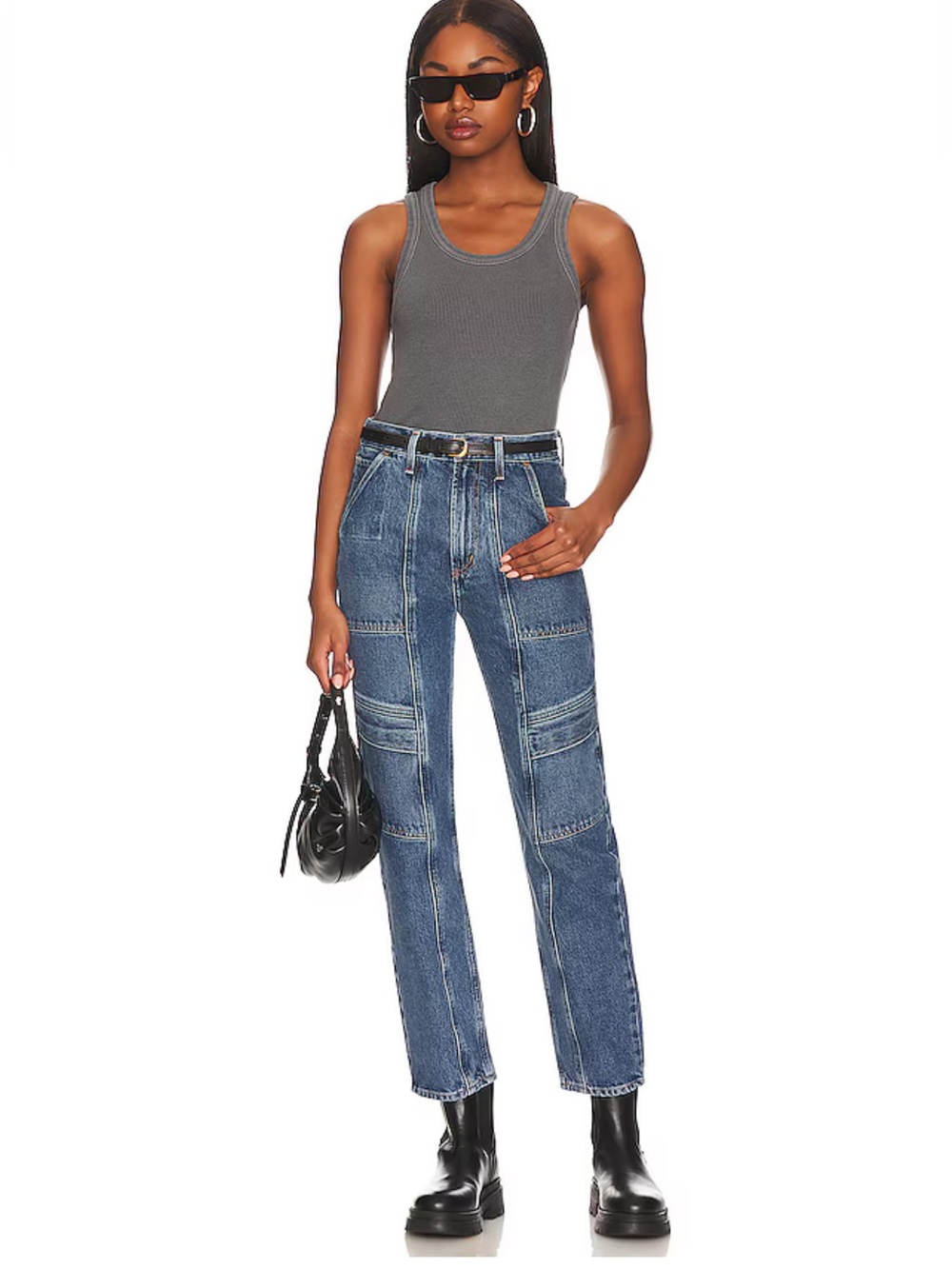 AGOLDE Cooper Cargo Jeans in Regulation Wash 28